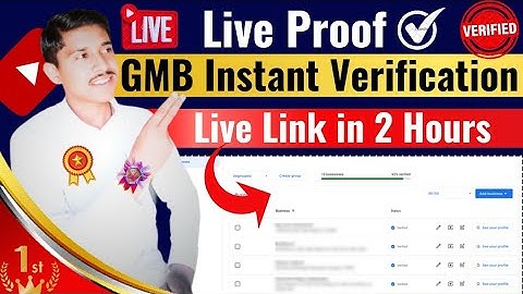 Google Business Profile Instant Verification in 2 hours | GMB Verification Methods Explained