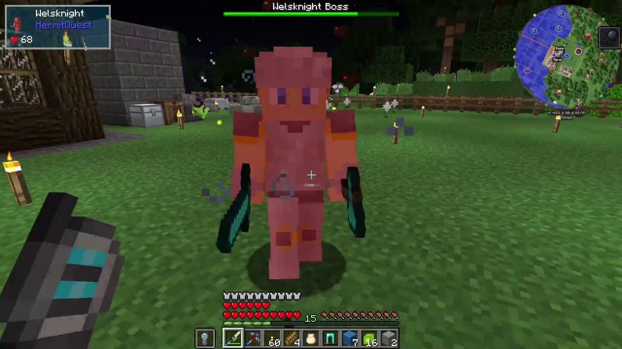 MineDuds 11 Hermit Quest Boss Fights