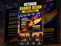Flex Board Design Tutorial Hindi 🔥 | Outdoor Banner Design in Photoshop | Step By Step