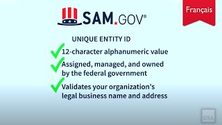 Obtenir un identifiant unique d'organisme (UEI) auprès de SAM.gov (Français)