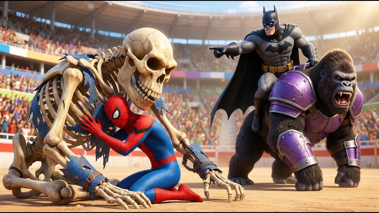 🕷️🦍 Человек-паук побеждает в легендарном волшебном гоночном чемпионате «Кинг-Конг» | Эпическое го...