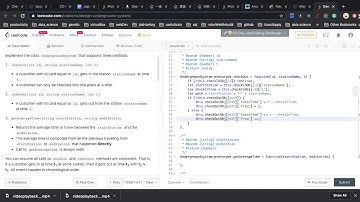 Leetcode1396  Design Underground System