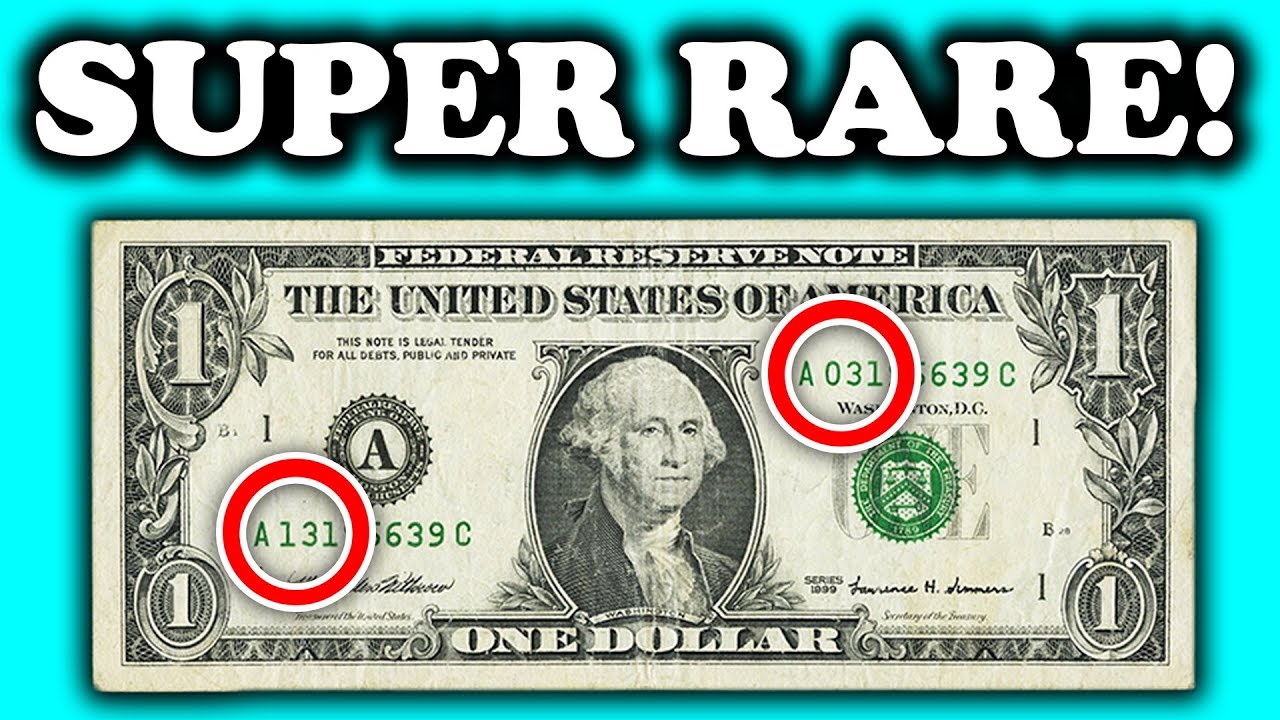 How To Know If A Dollar Bill Is Rare - Dollar Poster