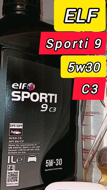 Elf Sporti 9 5w30 C2 C3