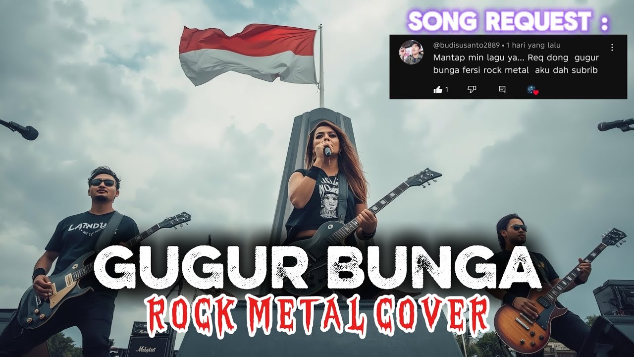 GUGUR BUNGA | ROCK METAL COVER By RENKA 