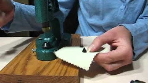 Spike Rivet Die For Hand Press Machine Setter DIY, Fast and Easy Way to Set Spikes