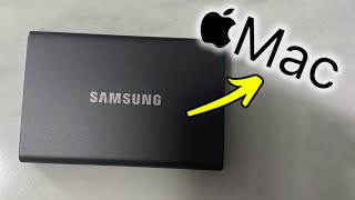 samsung t7 portable ssd: how to install on mac os (full setup)