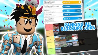 ranking/rating ALL BLOXBURG JOBS... which ones the WORST?