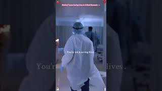 Medical Heroes in Action 🏥⚡#doctor #nurse #hospital #emergency #medical #hero #life #emotional