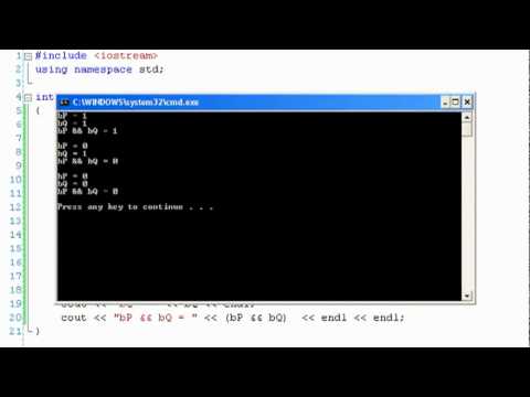 C++ with Cyber Teem - Lesson 8-Logical Operators -.flv