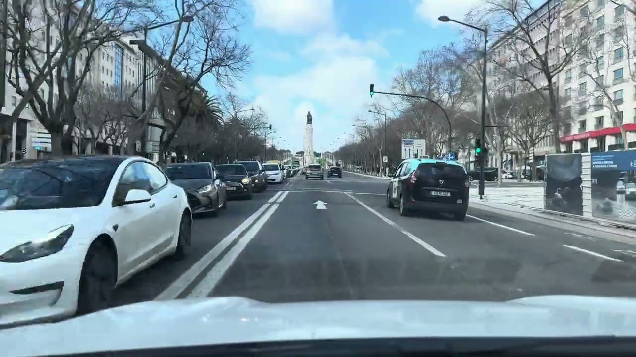 Driving through Lisbon streets towards Alamada ਰੋਸੀਓੁ ਤੋਂ ਅਲਮਾਦਾ #Lisboa #punjabi lisbon airport liv