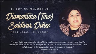 Memorial Service for Tina Saldivar Doñez