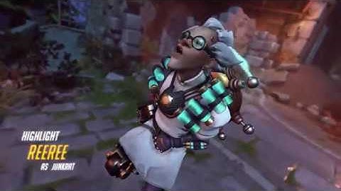 Junkrat ult double kill + one kill - more than 10 kill streak