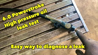 Celebrity 6.0 Powerstroke high pressure oil system air test Profile