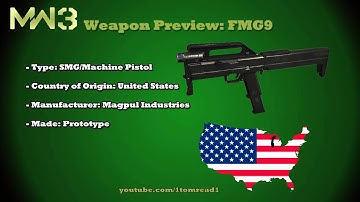 MW3 Guns - FMG9 (MW3 Weapons previews) Part 27