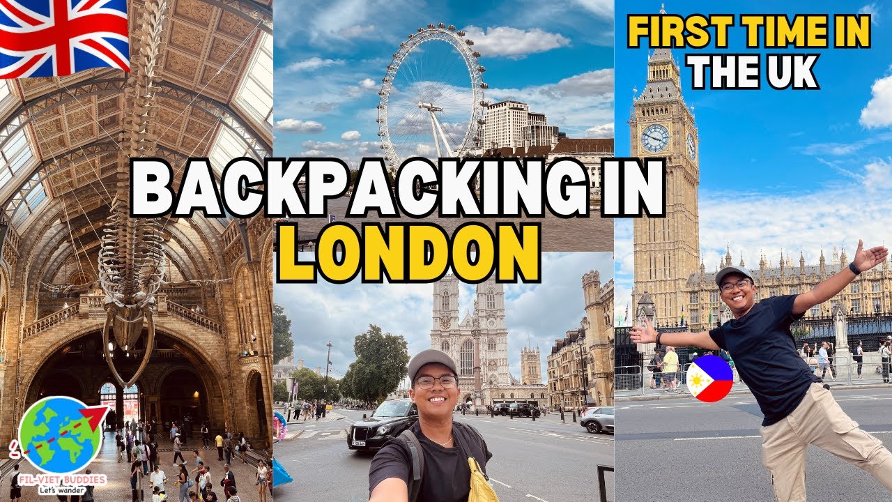 🇬🇧 Впервые в Лондоне, Великобритания, путешествую в одиночку как филиппинец + Бесплатные развлече...