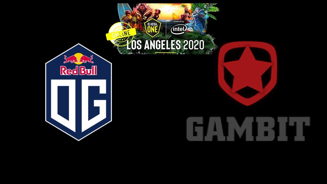 OG vs Gambit Esports ESL One LA 2020 Online Highlights Dota 2