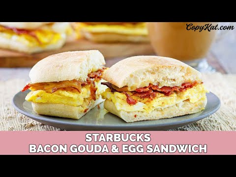 Starbucks Bacon and Gouda Artisan Breakfast Sandwich