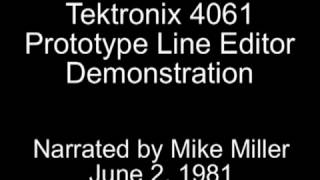 4061 Prototype Line Editor Demo
