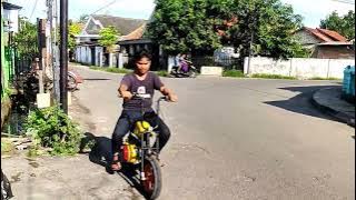 MINIBIKE | MOTOR MONKEY DARI MESIN KOMPRESOR | MODIFICATION