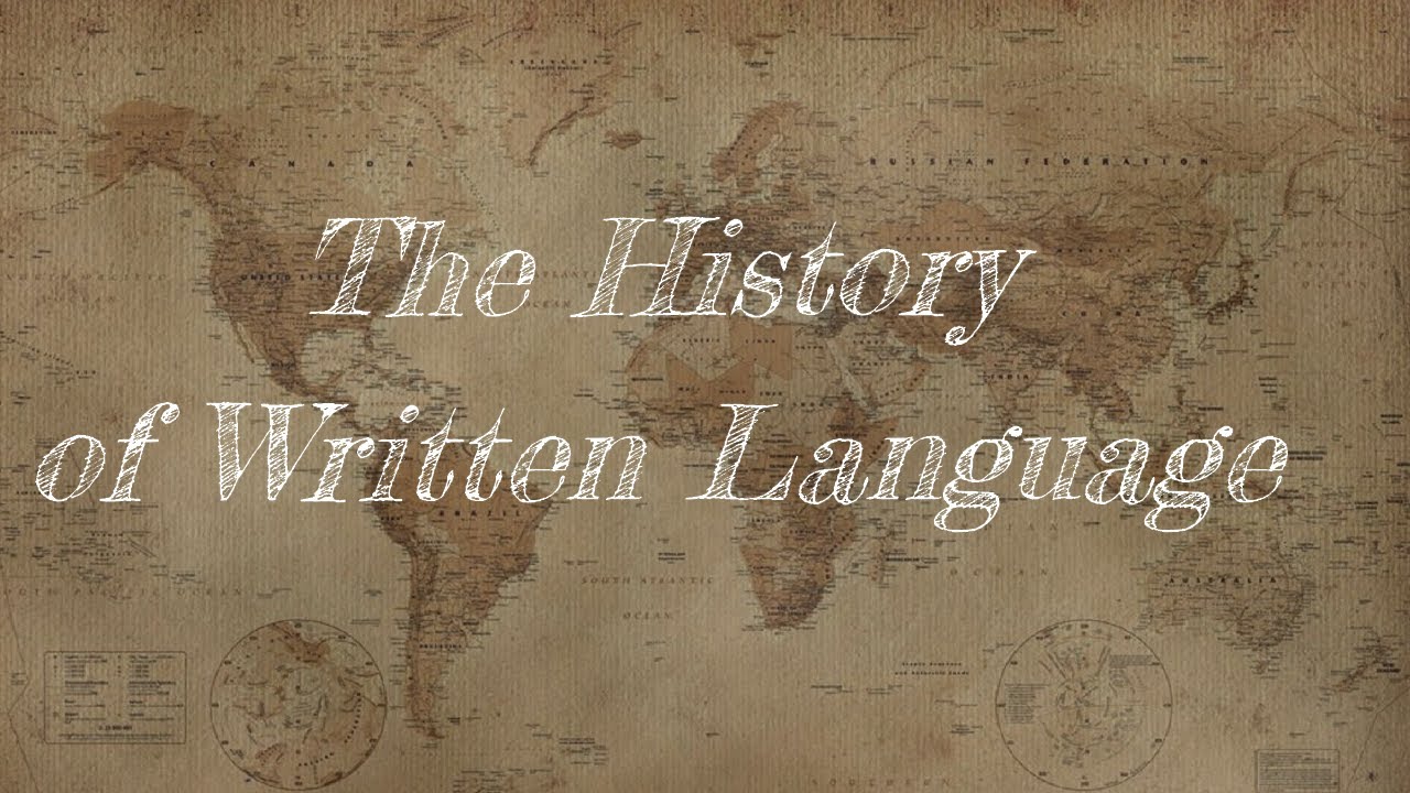 The History of Written Language (Genius Hour) YouTube