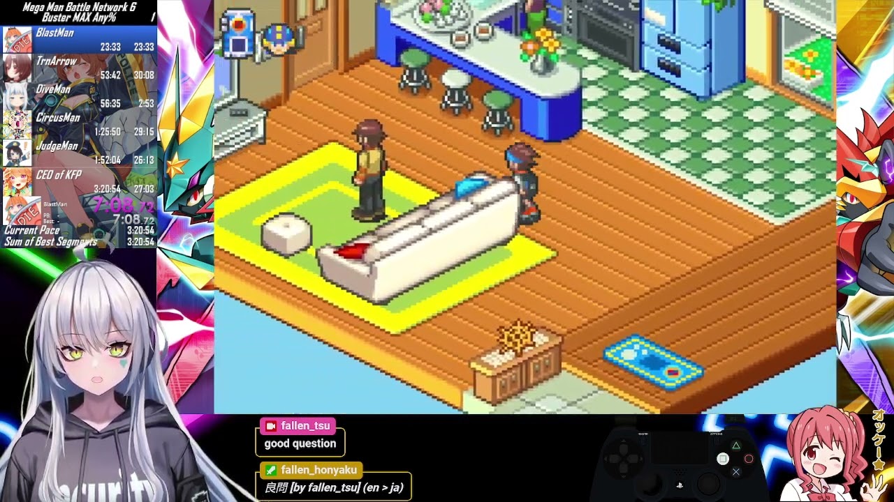 MMBNLC - Buster MAX% All 10 games Segmented "Speed run" - EXE 6 Falzar 2h44m