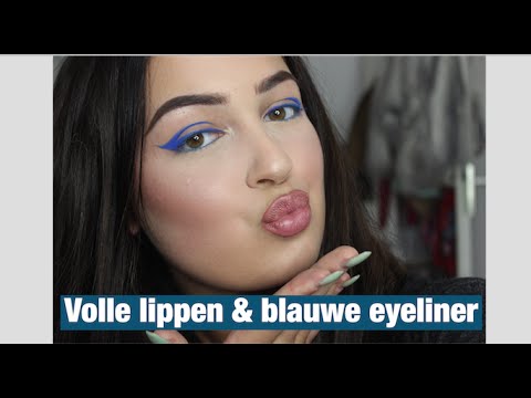 Draaien Vervreemden pop VOLLE LIPPEN CREËEREN & BLAUWE EYELINER! | MAKEUPARTISTFADIM - YouTube