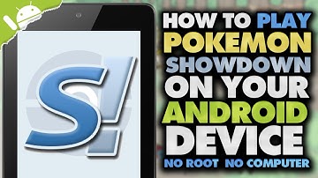 How To Get Pokemon Showdown on your Android Device! (NO COMPUTER) (NO ROOT)