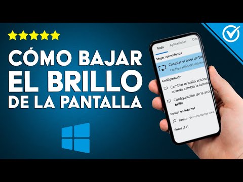 ¿Cómo bajar el brillo de la pantalla de mi laptop o PC WINDOWS con el teclado?