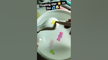 Floating star ⭐ drawing with doms floating marker #trending shorts #viral short #short video #shorts
