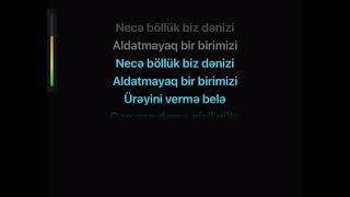 Aldatmayaq bir birimizi Şövkət Ələkbərova Karaoke Resimi