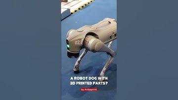 🤖🐶 This robot dog is stepping up—thanks to 3D-printed legs!
