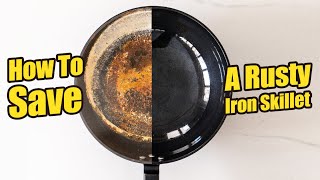 How to Save a Rusty Iron Skillet|全网征集“报废铁锅”我到底能不能拯救它