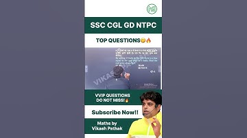 BEST SHORTCUTS 🔥😱| TOP QUESTIONS | MATHS BY VIKASH PATHAK | #ssc #maths #chsl #cgl#motivation