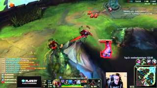 Sick outplay by Ekko on Bjergsen's stream
