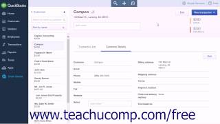 QuickBooks Online Plus 2015 Tutorial Indicating Taxable & Non-Taxable Customers & Items Training