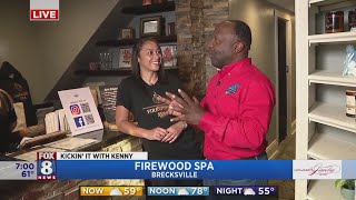 Kenny steps into world of pampering & self-care at Firewood Spa