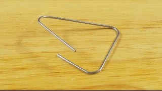 How to make a Jumping Paperclip