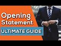 ULTIMATE GUIDE | Opening Statements at Trial - 10 Steps to SUCCESS!