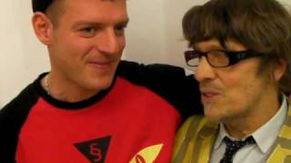 Slava Mogutin With Christopher Makos At La Fresh Gallery - Madrid Spain