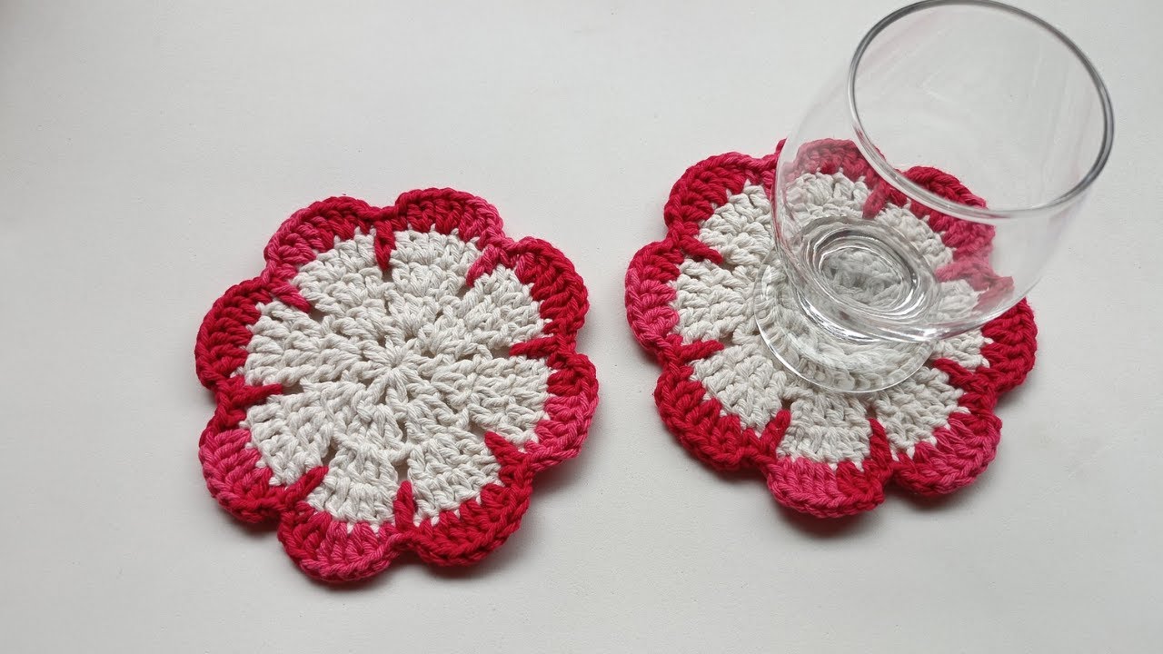 Porta copo em crochê fácil e rápido 
