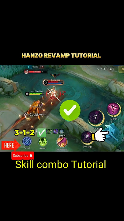 Hanzo Revamp Tutorial Mobile legends #ml2b #hanzo #mlbb #mobilelegends