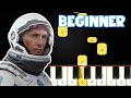 Capture de la vidéo Interstellar - Hans Zimmer | Beginner Piano Tutorial | Easy Piano