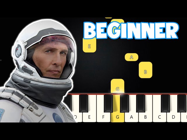 Interstellar - Hans Zimmer | Beginner Piano Tutorial | Easy Piano class=