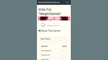 How to vote in magic Skyblock servers #magicskyblock