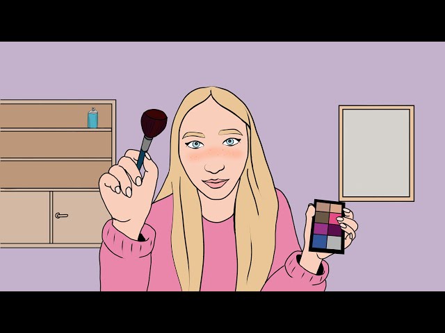 POV| MAKYAJINI HIZLICA YAPIYORUM💄✨ (animasyon asmr)