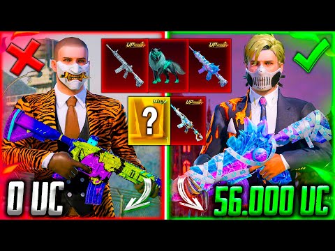 ЭТО... ИДЕАЛЬНАЯ ПРОКАЧКА АККАУНТА на 56 000 UC В PUBG MOBILE! Прокачал аккаунт в ПУБГ мобайл