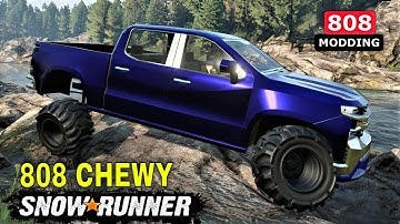 Snowrunner New Mod 808 Chewy WIP Coming Console mods Dec 808 Modding