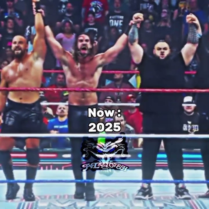 Seth Rollins Now vs Then 🔥🔥 #wwe #wrestling #edit