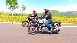 PRUEBA PUBLIMOTOS ROYAL ENFIELD TWINS INTERCEPTOR 650 CONTINENTAL GT 650//PUBLIMOTOS.COM